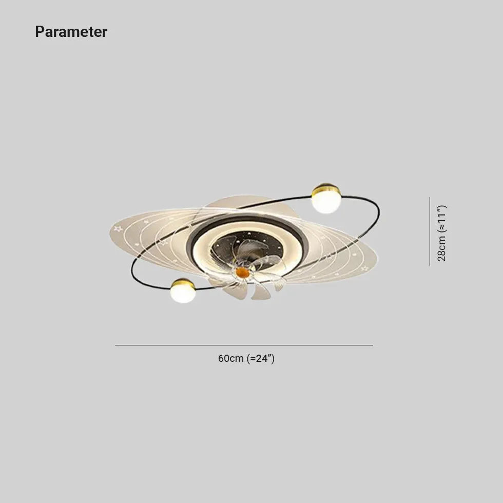 Mehrere Lichter moderner Deckenventilator mit Licht