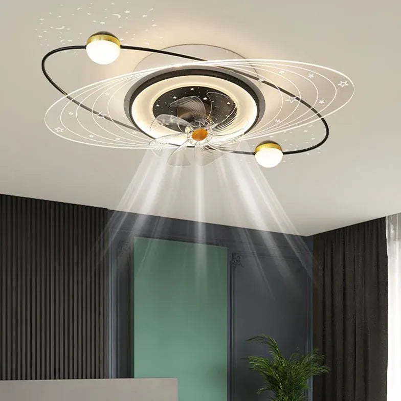 Mehrere Lichter moderner Deckenventilator mit Licht