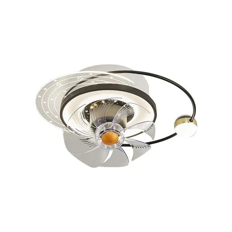 Mehrere Lichter moderner Deckenventilator mit Licht