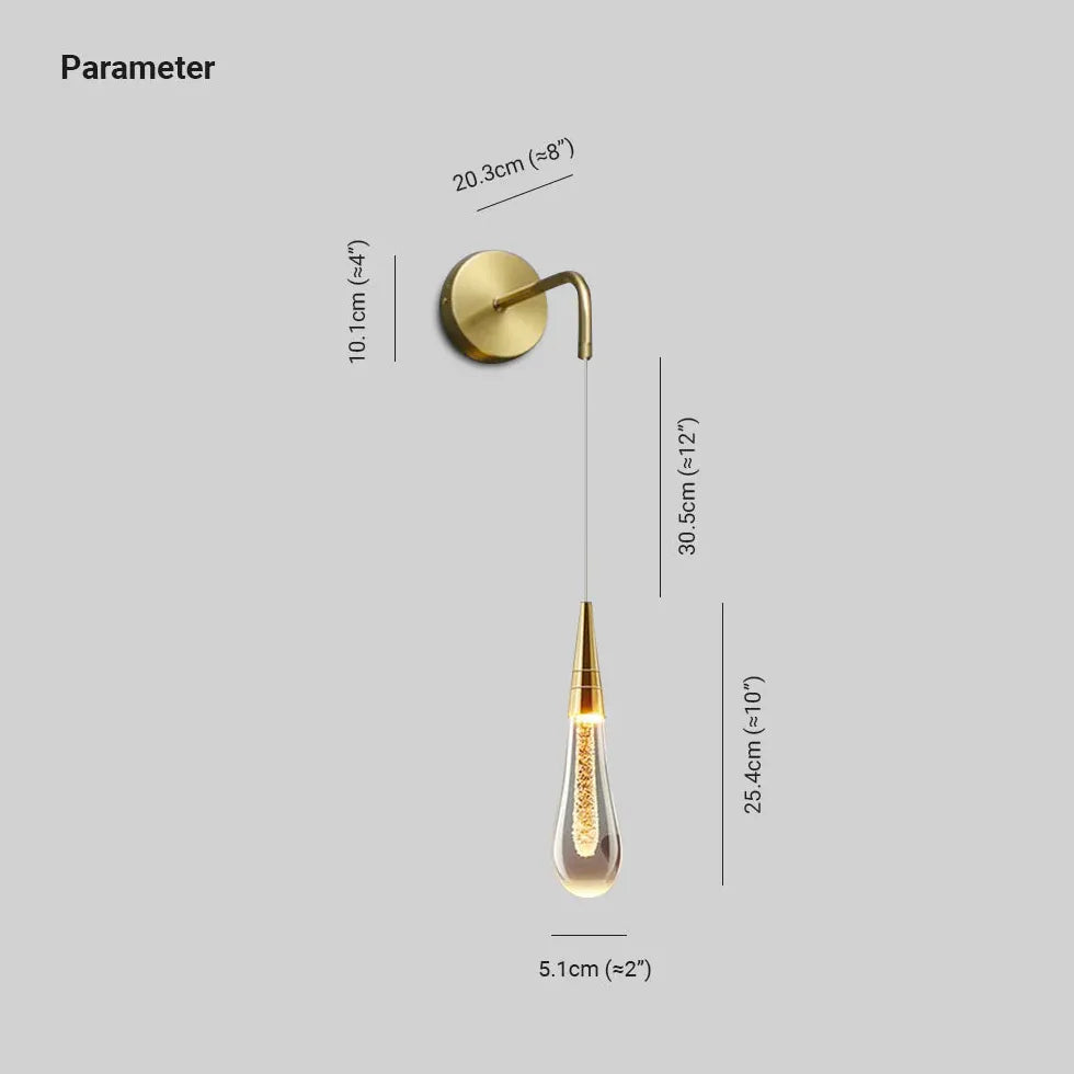 wandleuchte glas schwarz Moderne elegante Raumbeleuchtung