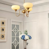 Deckenleuchte Messing Gold mit Bauhaus-Design und Glas - Clowas.de