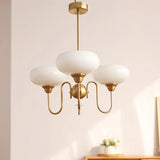 Deckenleuchte Messing Gold mit Bauhaus-Design und Glas - Clowas.de