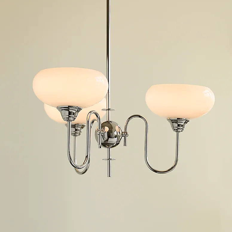 Deckenleuchte Messing Gold mit Bauhaus-Design und Glas - Clowas.de