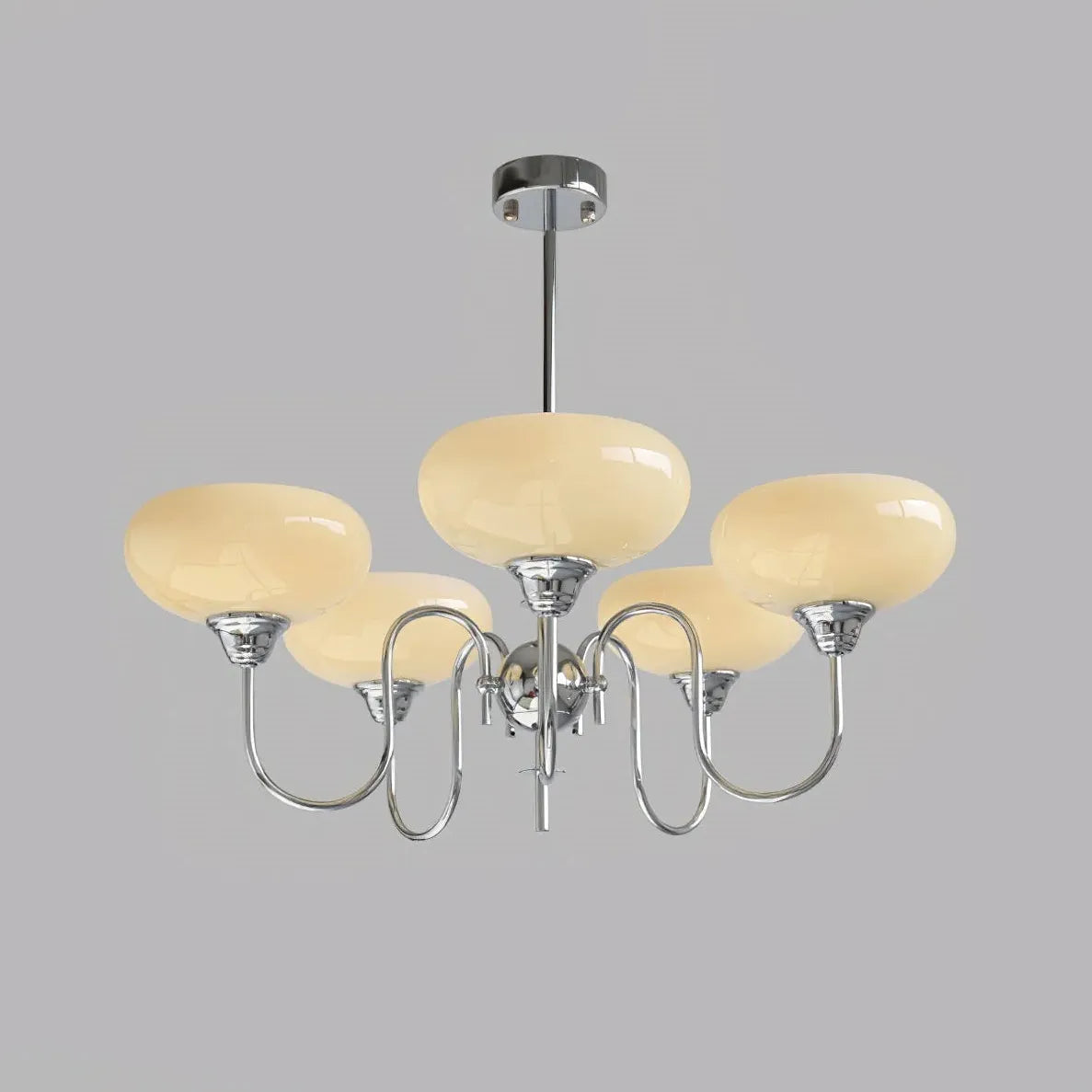 Deckenleuchte Messing Gold mit Bauhaus-Design und Glas - Clowas.de