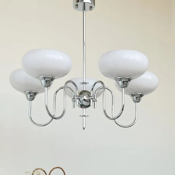 Deckenleuchte Messing Gold mit Bauhaus-Design und Glas - Clowas.de