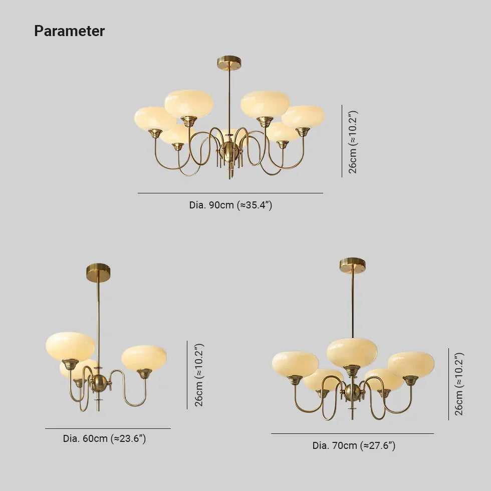 Deckenleuchte Messing Gold mit Bauhaus-Design und Glas - Clowas.de