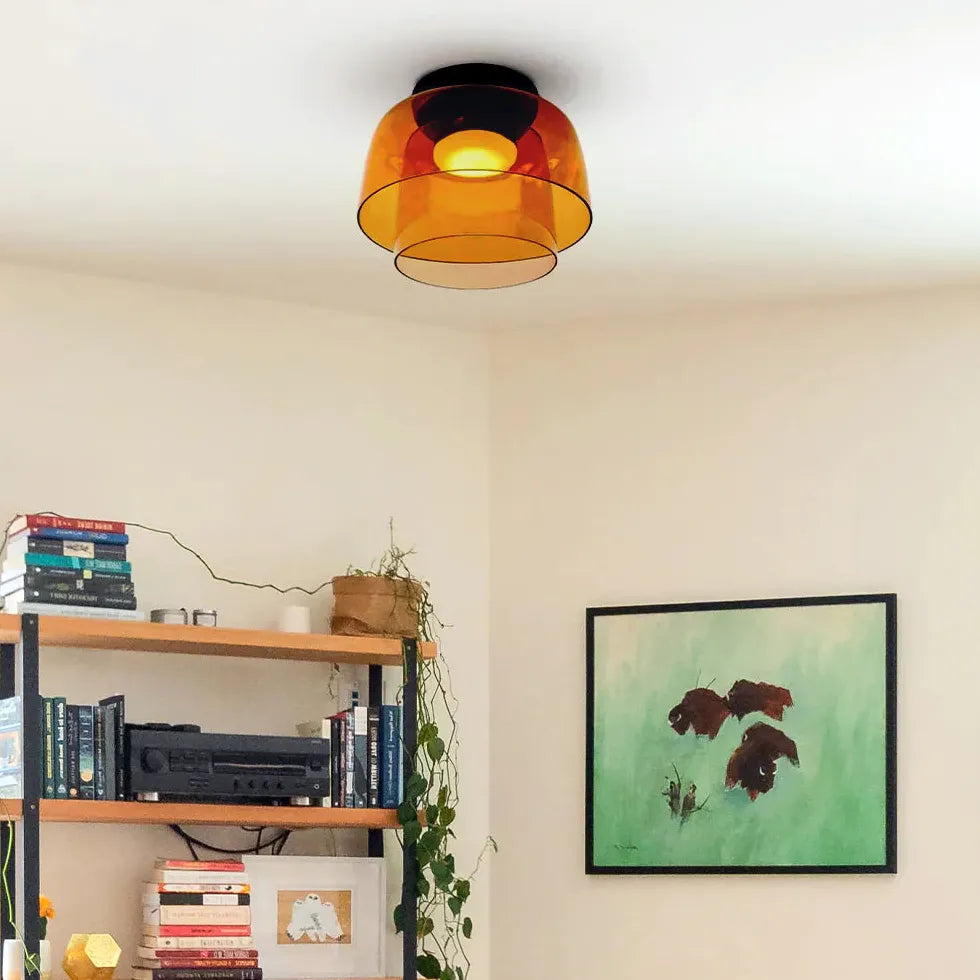 Schlafzimmer Deckenleuchte LED dimmbar nordisches Design kreativ - Clowas.de