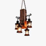 Messing Kronleuchter Antik im industriellen Vintage-Stil - Clowas.de
