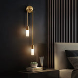 wandleuchter gold moderne minimalistische zwei Lampen