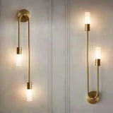 wandleuchter gold moderne minimalistische zwei Lampen