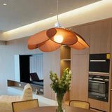 Petal-Shaped Fabric Vintage Kitchen Pendant Light