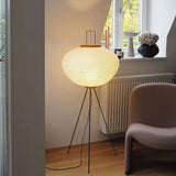 Paper White Lantern Modern Floor Lamp