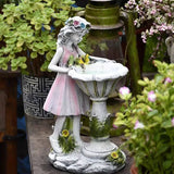 Pink Fairy Girl Garden Outdoor Lights