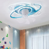 Blue Star Modern Deckenventilator mit Licht