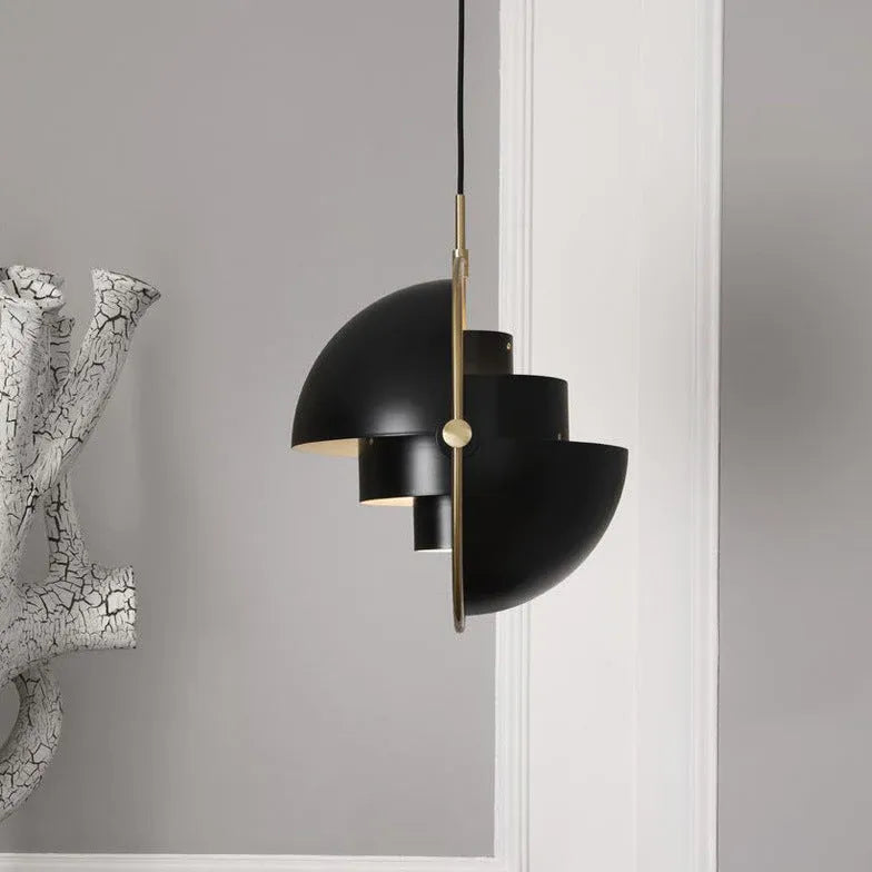 Pendelleuchten Kugel in modernem goldenen Halbdesign - Clowas.de
