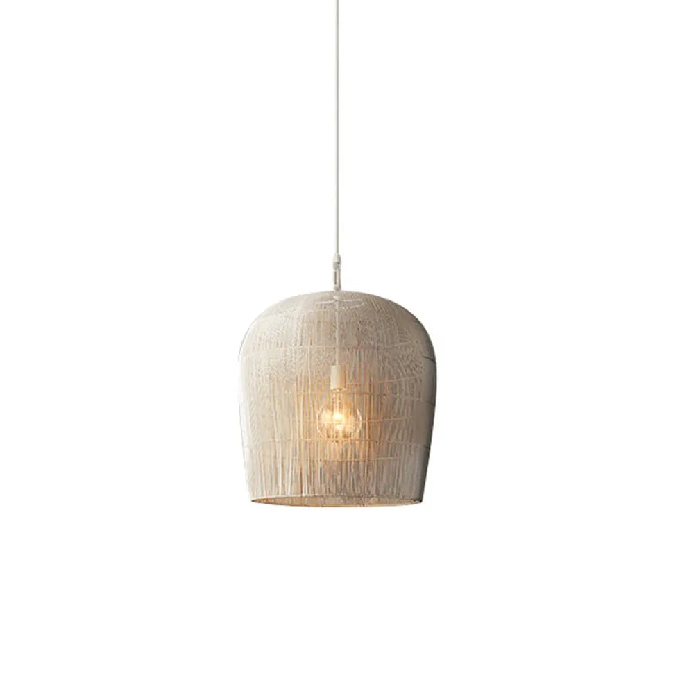 Modern Pendelleuchte Kücheninsel mit schwarzem Rattan Design - Clowas.de