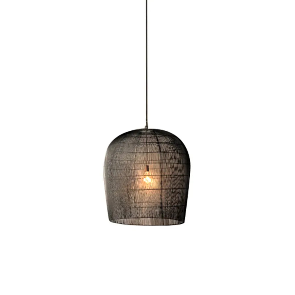 Modern Pendelleuchte Kücheninsel mit schwarzem Rattan Design - Clowas.de