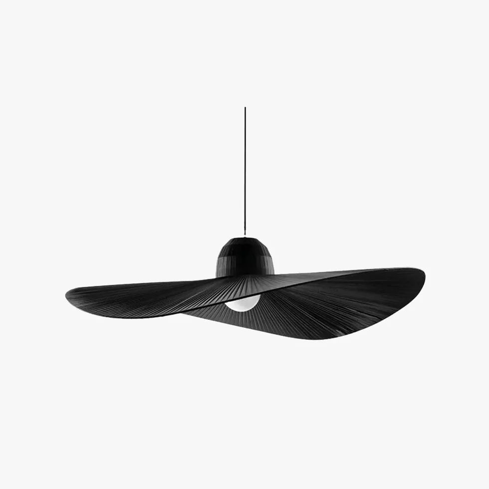 Fan-Shaped Curved Pendant Light for Dining Table