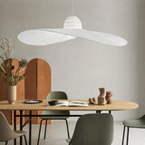 Fan-Shaped Curved Pendant Light for Dining Table