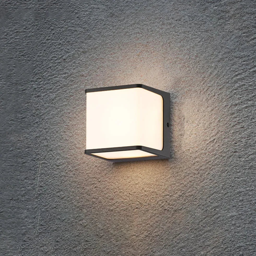 Außenwandleuchten Solar Moderne Outdoor Beleuchtung Rechteckig Elegant - Clowas.de