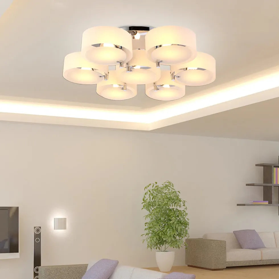 Moderne Deckenleuchte Schlafzimmer LED Kristalllampe Simplizität - Clowas.de