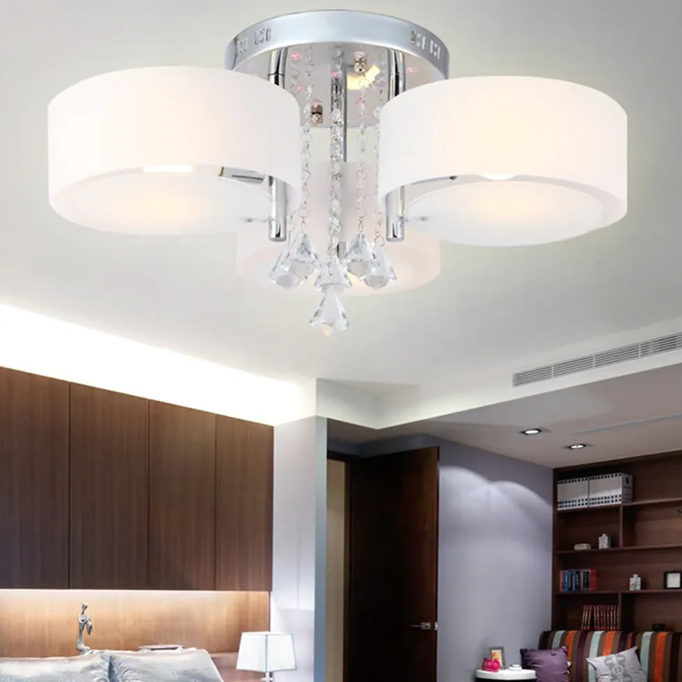 Moderne Deckenleuchte Schlafzimmer LED Kristalllampe Simplizität - Clowas.de