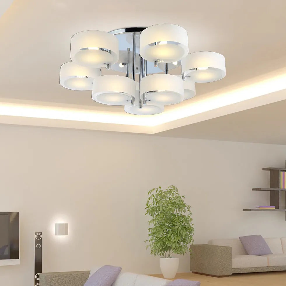 Moderne Deckenleuchte Schlafzimmer LED Kristalllampe Simplizität - Clowas.de