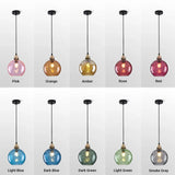 glas pendelleuchte bunt Nordisch Modern Eleganz Design - Clowas.de