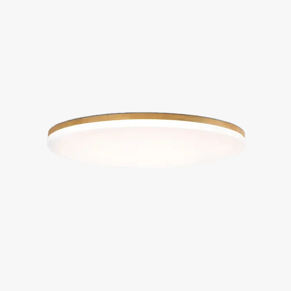 Moderne große Deckenleuchte Runde LED Holzlampe - Clowas.de