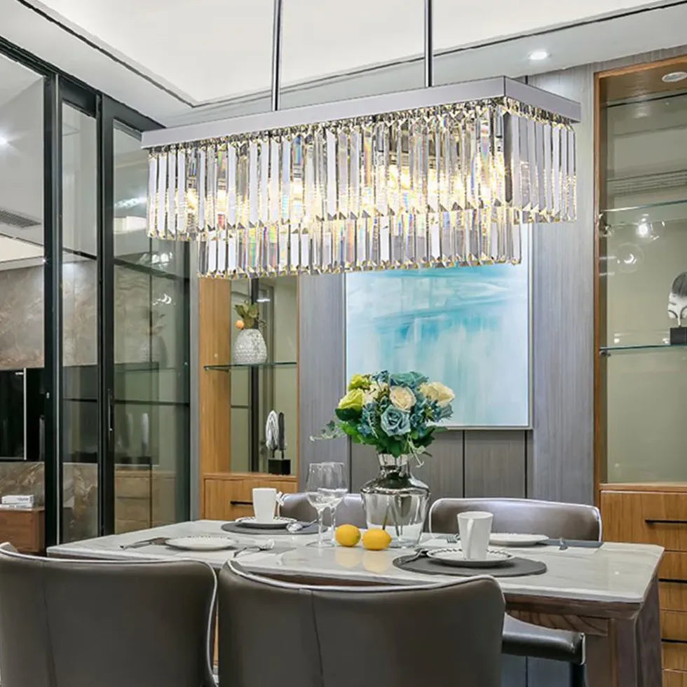 Moderne hängelampen für esstisch im luxuriösen Kristalldesign - Clowas.de