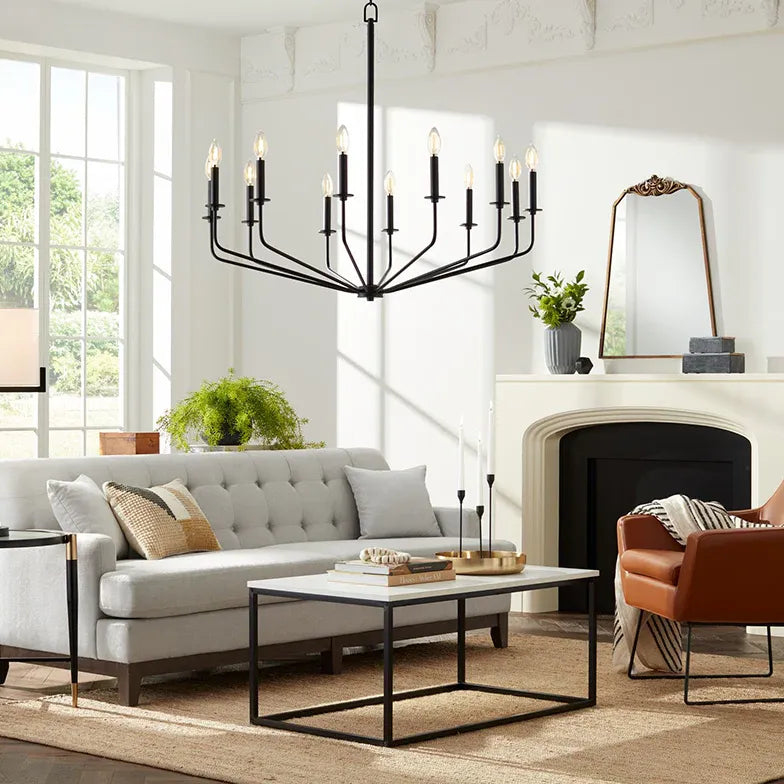Moderne Kronleuchter LED im Vintage-Eisen-Design - Clowas.de