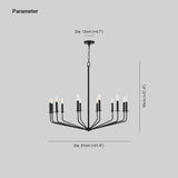Moderne Kronleuchter LED im Vintage-Eisen-Design - Clowas.de