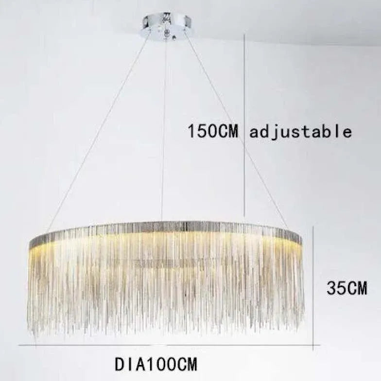 Moderne Kronleuchter Silber im modernen italienischen Stil - Clowas.de