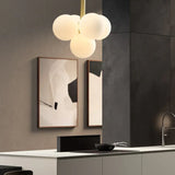 Moderne Kronleuchter Wohnzimmer in Cremefarbener Französischer Bubble Lampe - Clowas.de