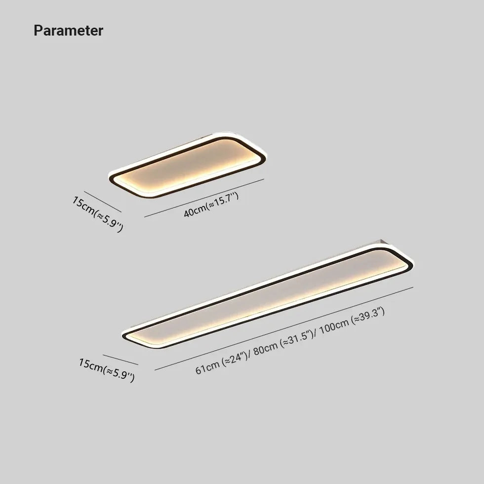 Moderne LED Deckenleuchte Küche schlicht Flur design - Clowas.de