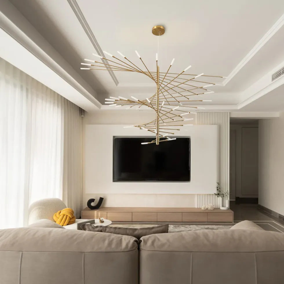 Moderne LED Deckenleuchten Wohnzimmer im nordischen Stil - Clowas.de