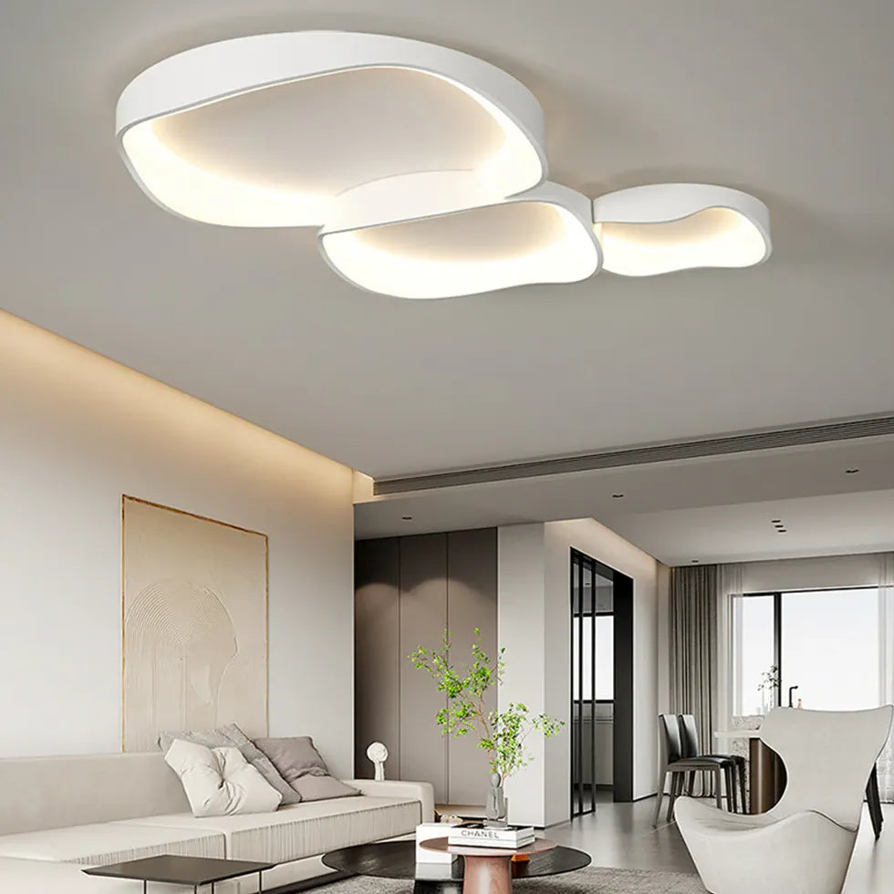 Moderne LED Deckenleuchten Wohnzimmer kreativ rundes Design - Clowas.de
