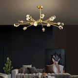 Moderne Pendelleuchte Schlafzimmer nordischer Stil mit Kristall - Clowas.de