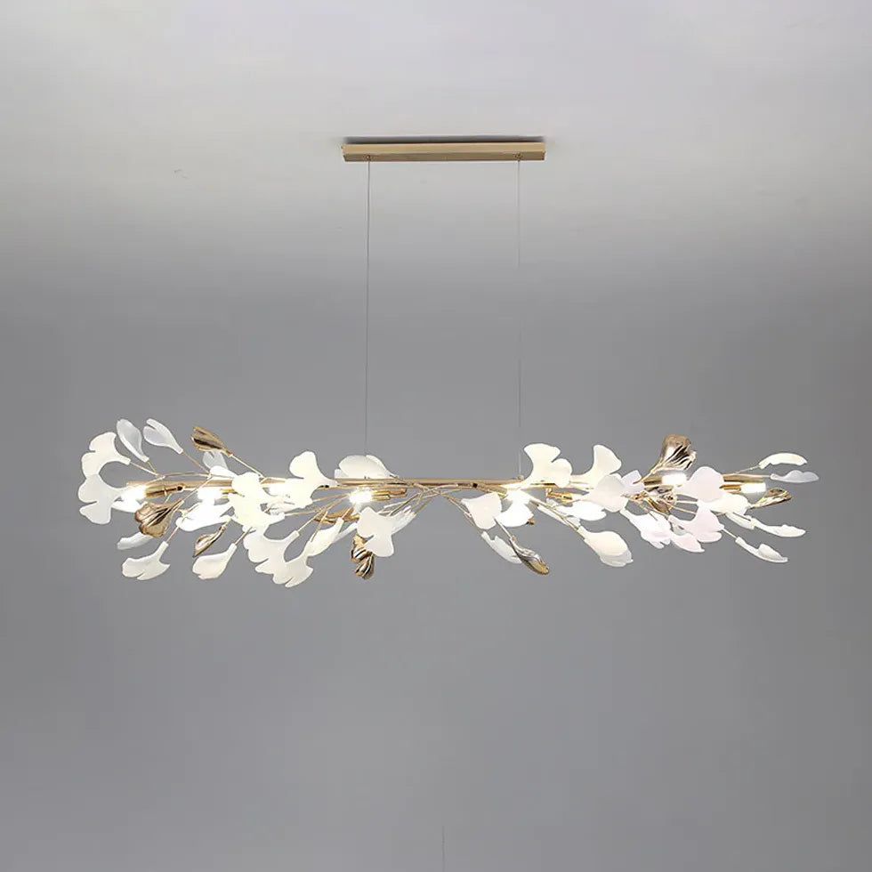 Moderne Pendelleuchte Küche Silber Ginkgo Nordisch - Clowas.de