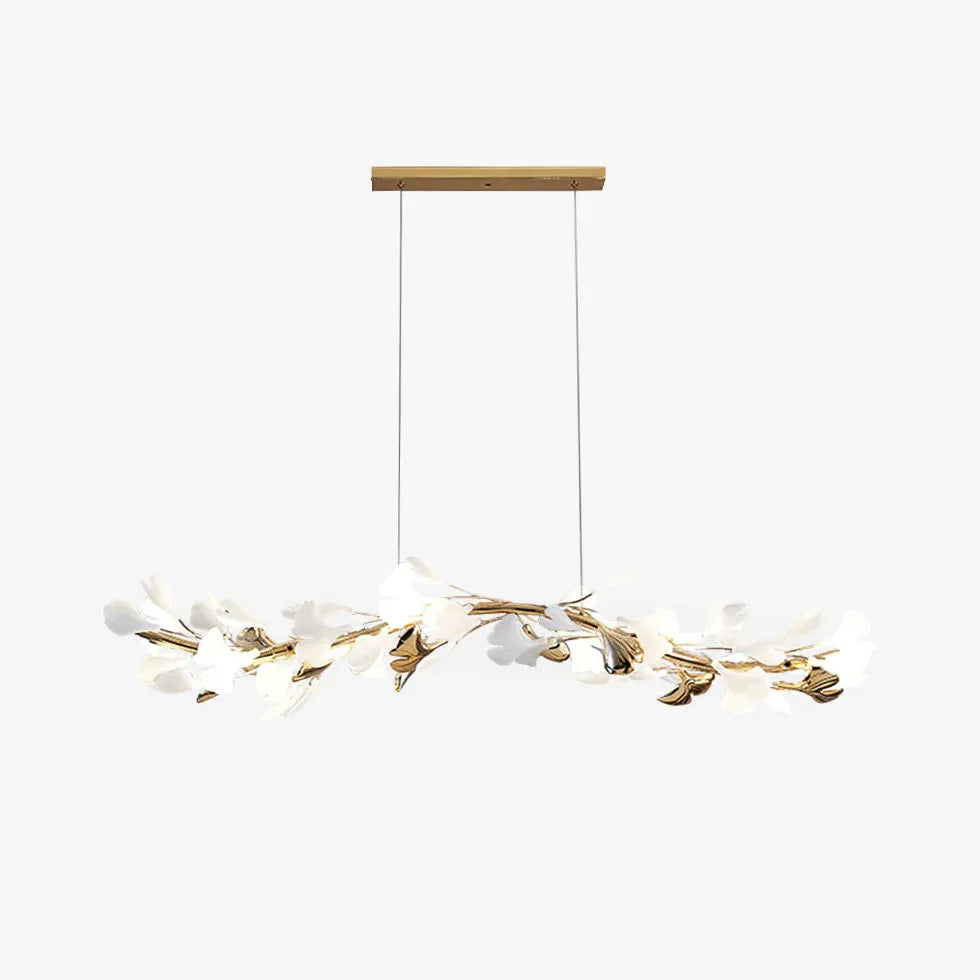 Moderne Pendelleuchte Küche Silber Ginkgo Nordisch - Clowas.de