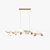 Moderne Pendelleuchte Küche Silber Ginkgo Nordisch - Clowas.de