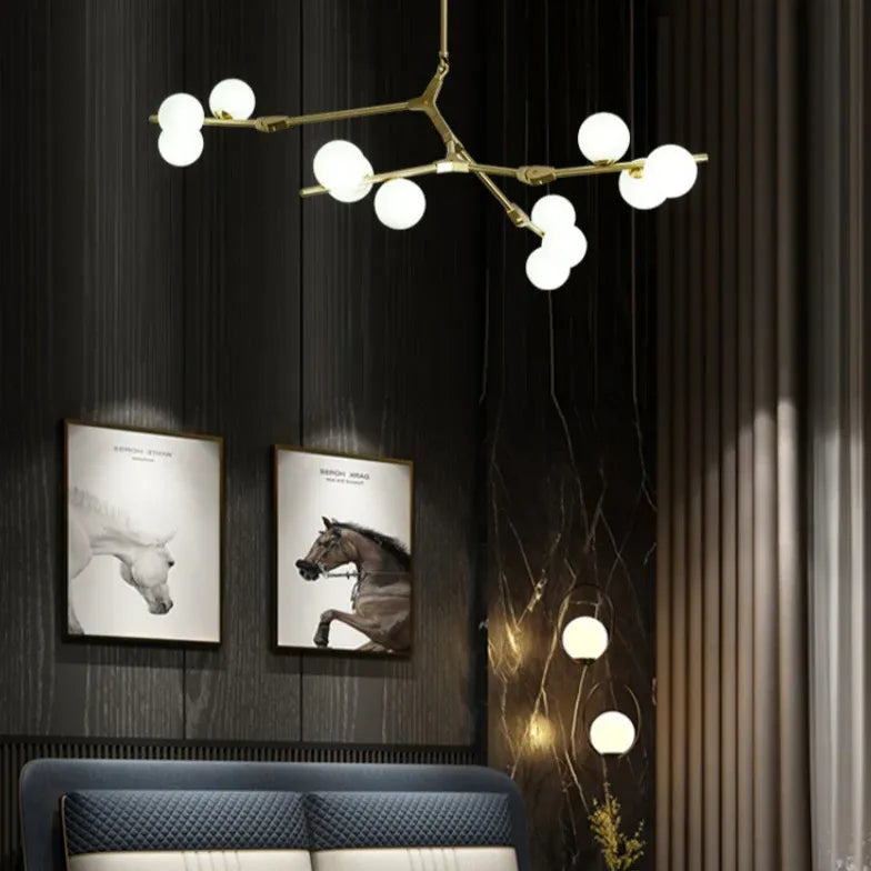 Moderne Pendelleuchten Wohnzimmer in weißem modernen Stil - Clowas.de