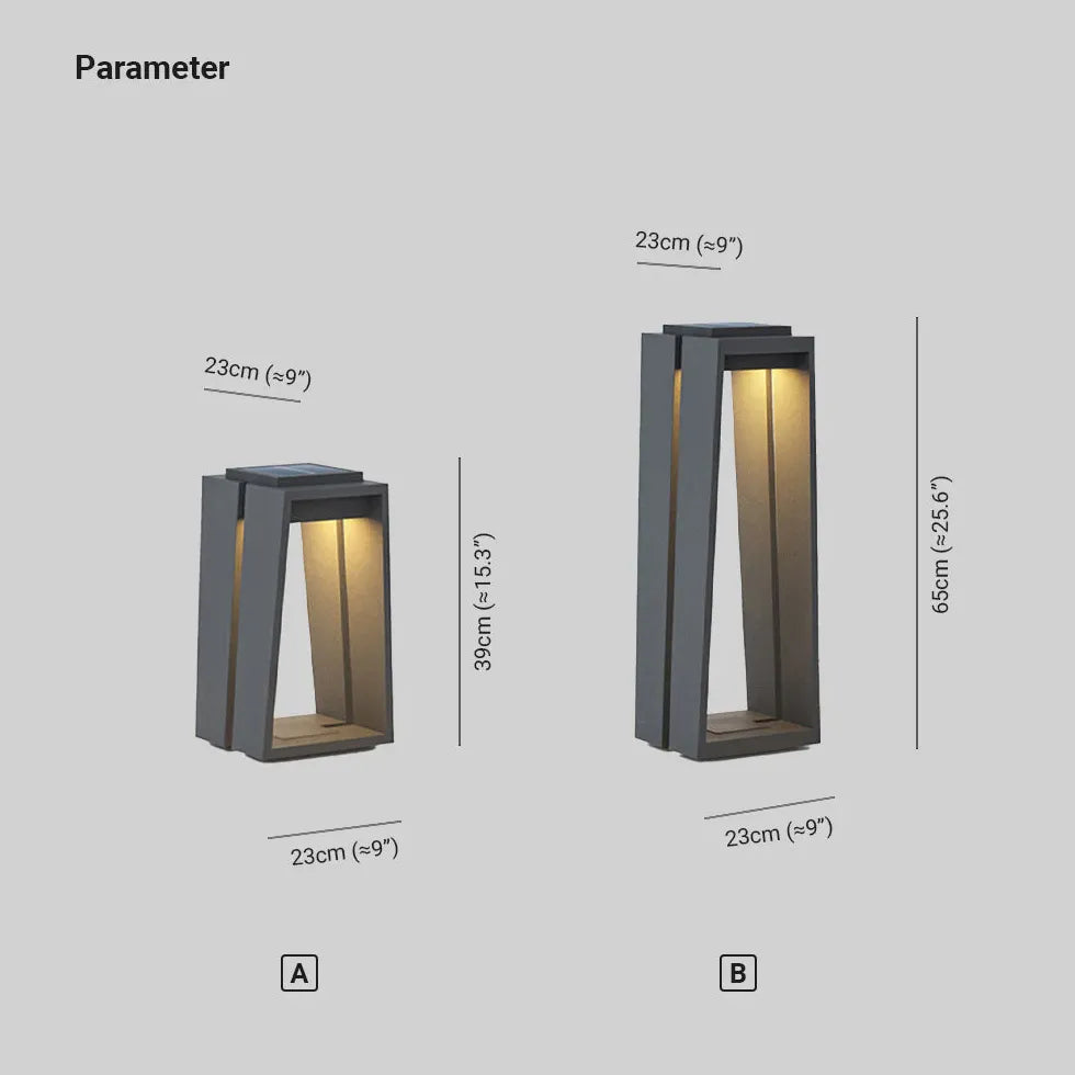 Solar Outdoor Stehlampe für modernes wasserdichtes Design - Clowas.de