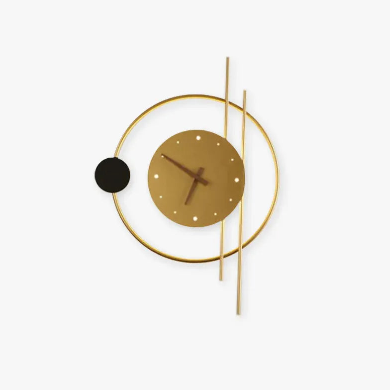 Moderne Wandleuchten Flur skandinavische runde Wanduhr - Clowas.de