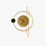 Moderne Wandleuchten Flur skandinavische runde Wanduhr - Clowas.de