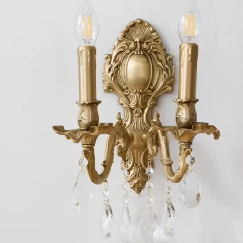 Moderne Wandleuchten für Wohnzimmer mit antikem Kristall-Design - Clowas.de