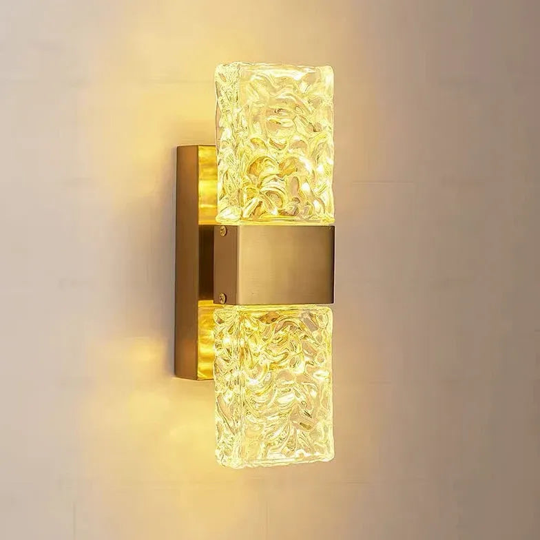 Wandleuchten modern wohnzimmer elegante nordic goldene Glasleuchten - Clowas.de