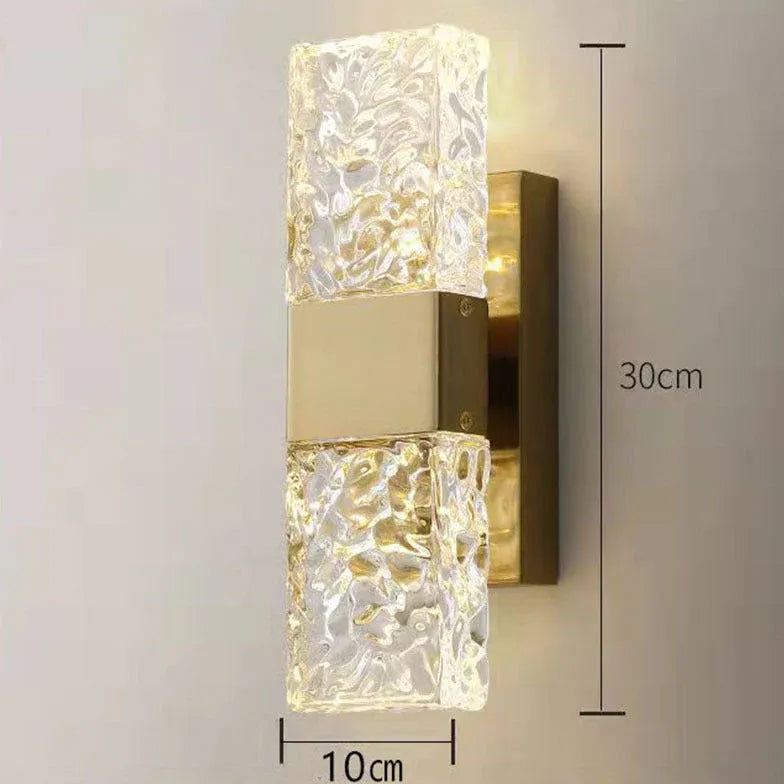 Wandleuchten modern wohnzimmer elegante nordic goldene Glasleuchten - Clowas.de