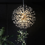 Moderner Kronleuchter Design nordisch minimalistischer goldener Kristall - Clowas.de