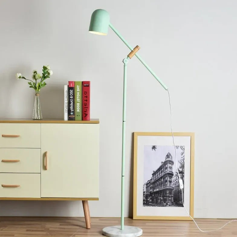 Adjustable Long Pole Reading Floor Lamp